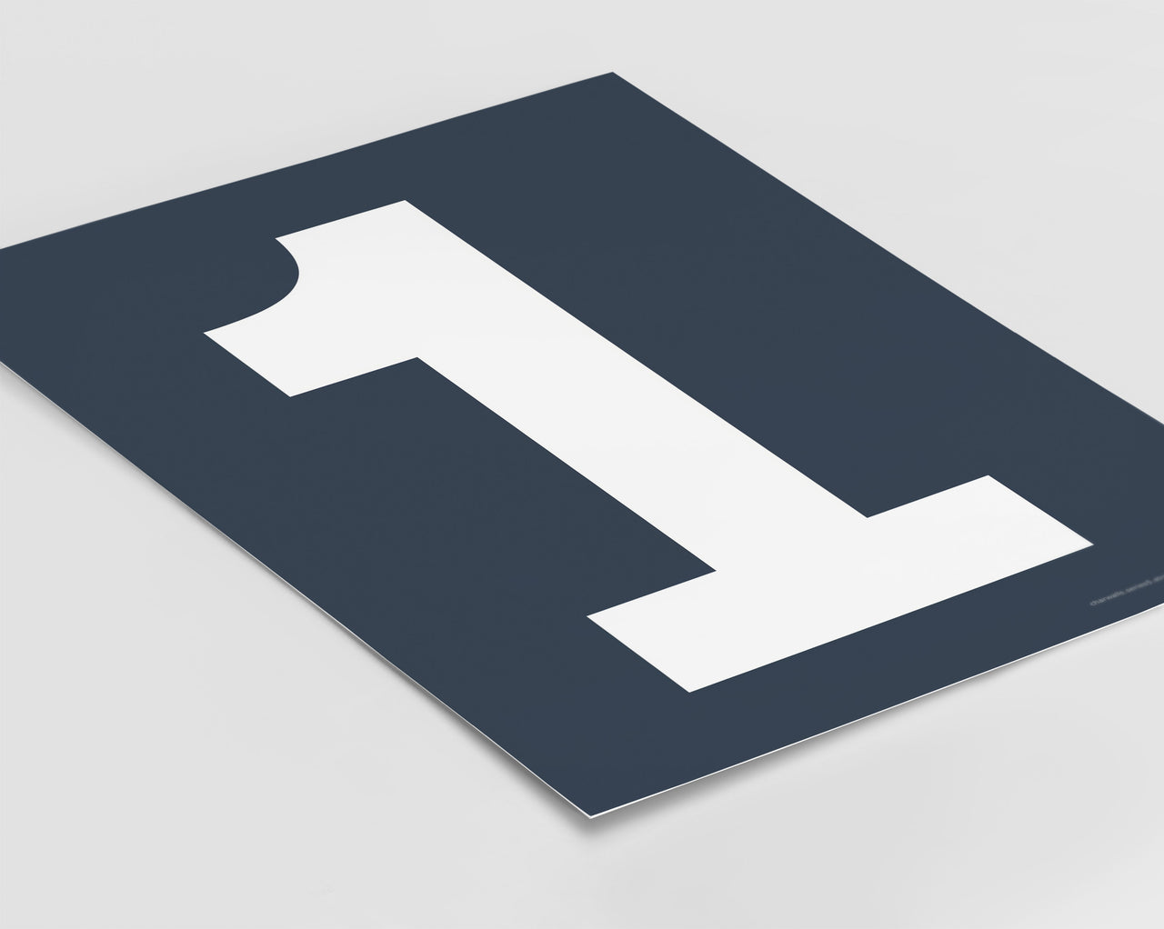 Number 1 Art Print - Series 5