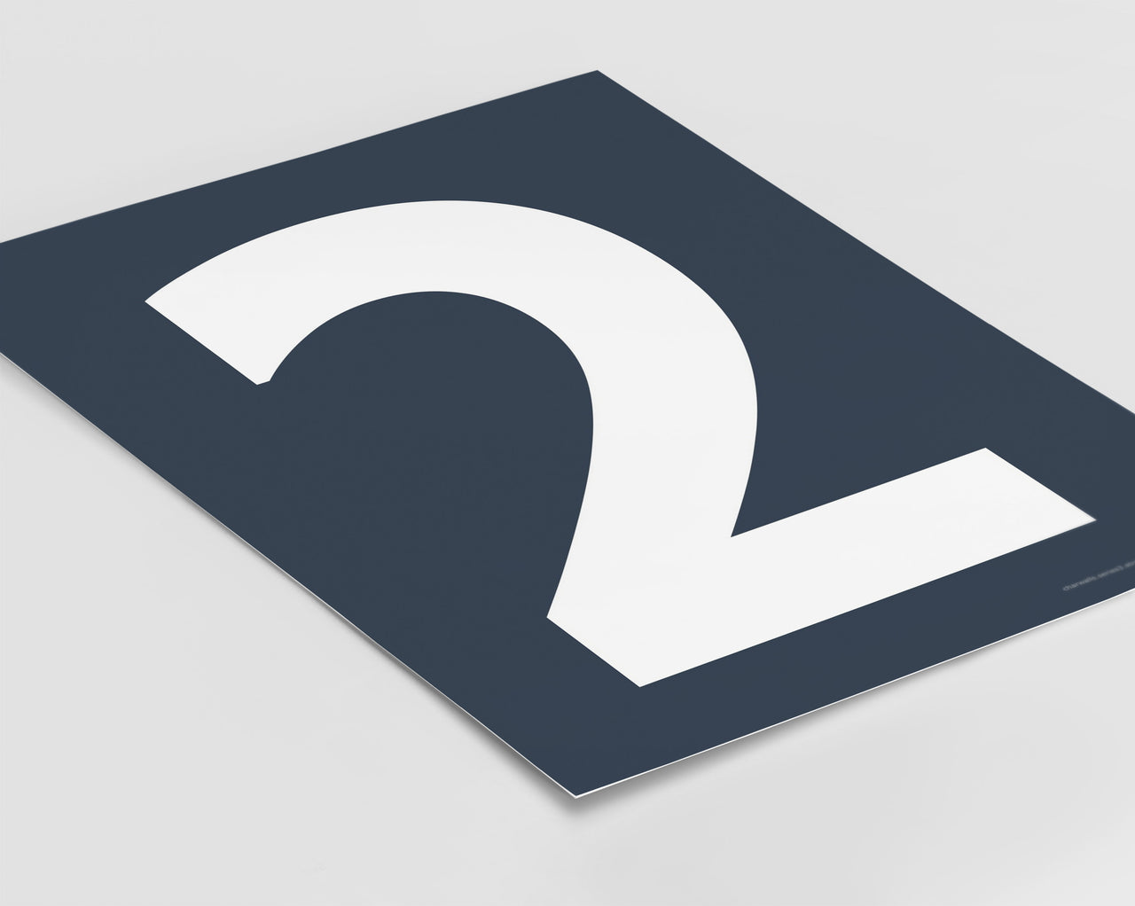 Number 2 Art Print - Series 5