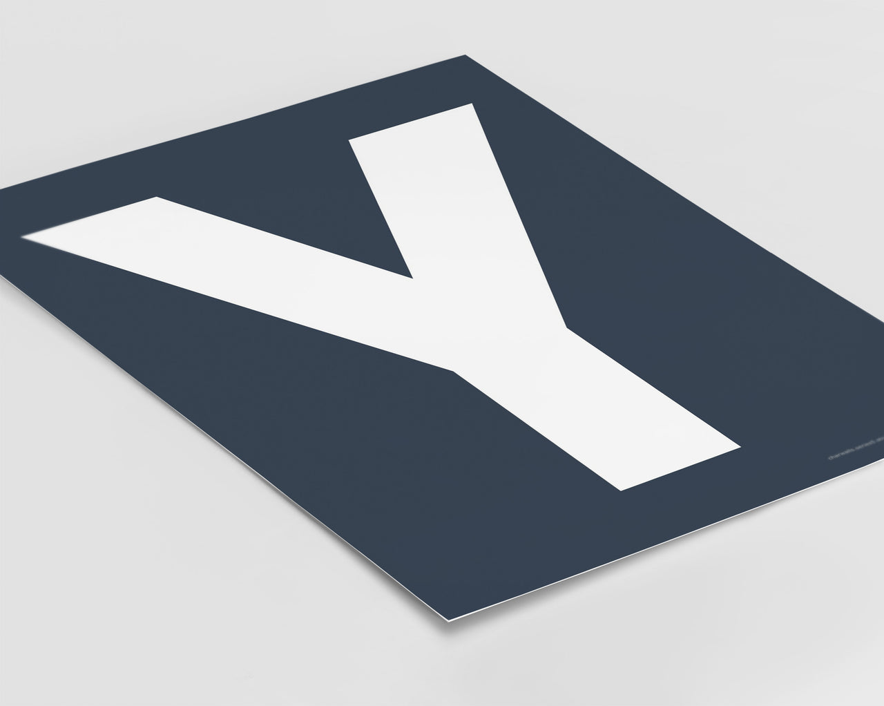 Letter Y Art Print - Series 5