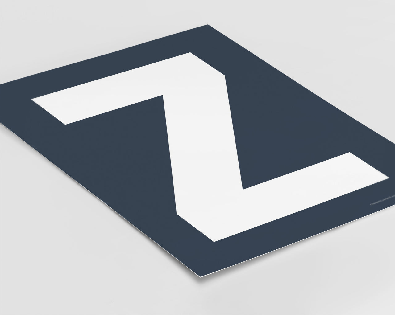 Letter Z Art Print - Series 5