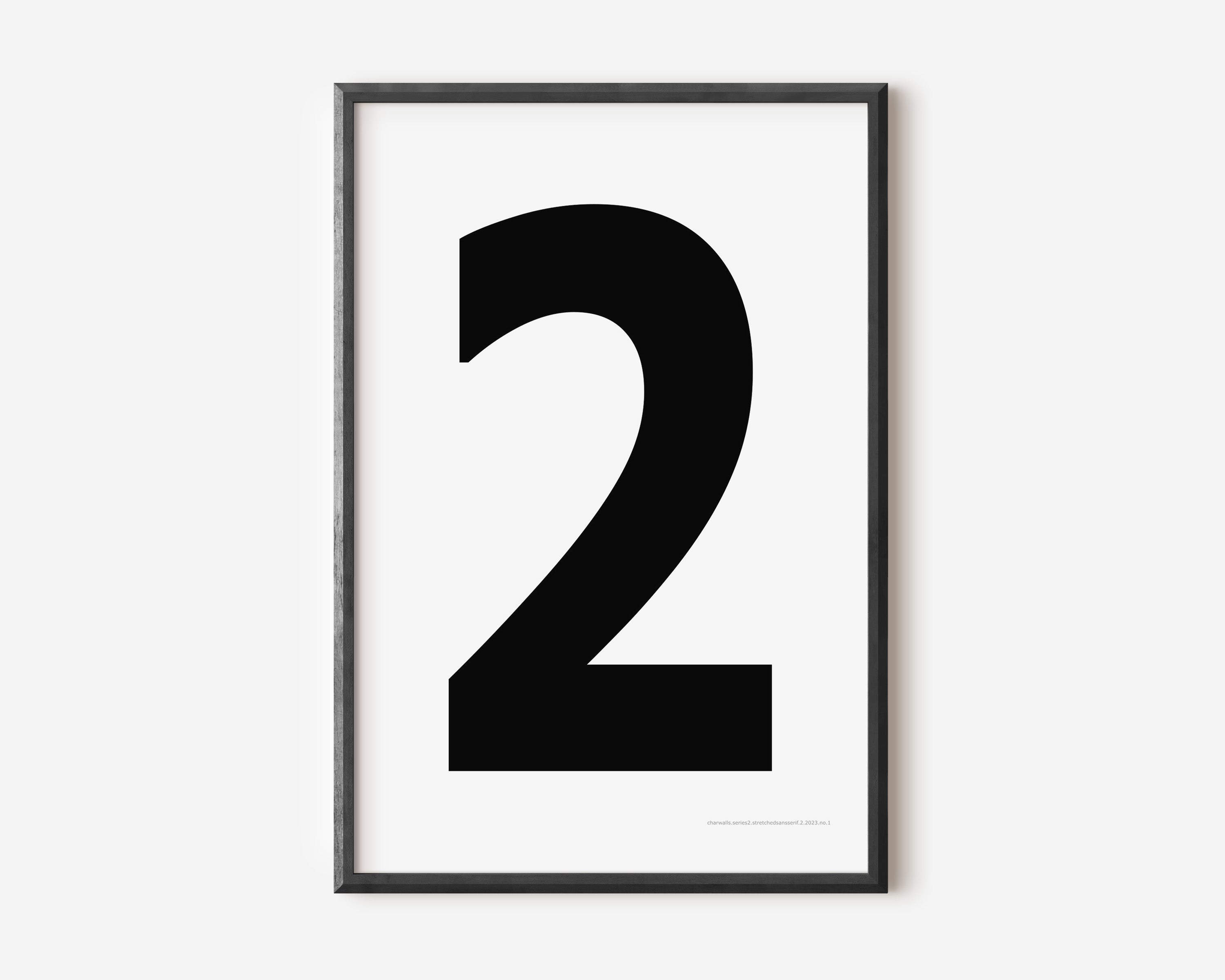 Number 2 Art Print - Series 2