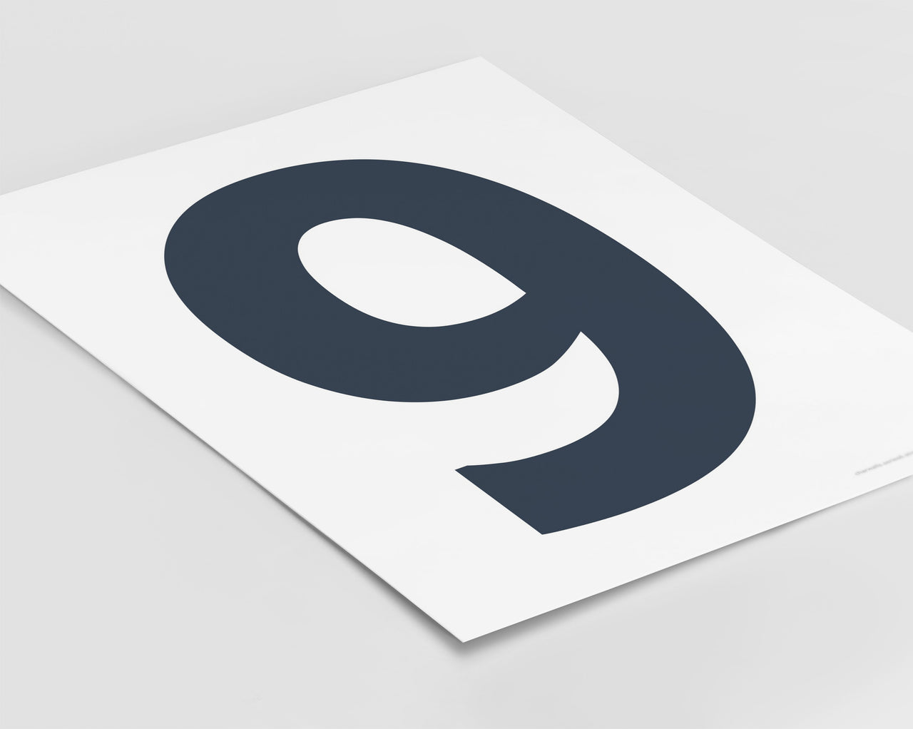 Number 9 Art Print - Series 6