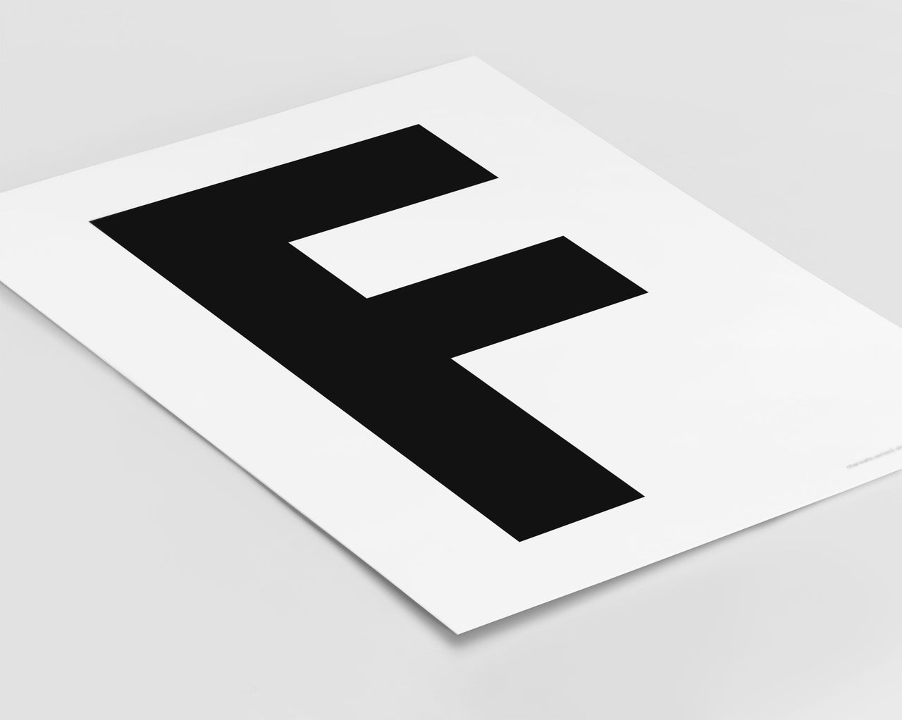 Letter F Art Print - Series 2