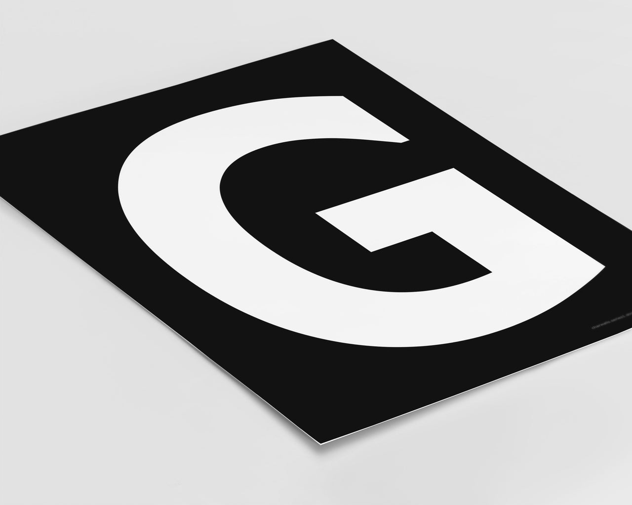 Letter G Art Print - Series 1