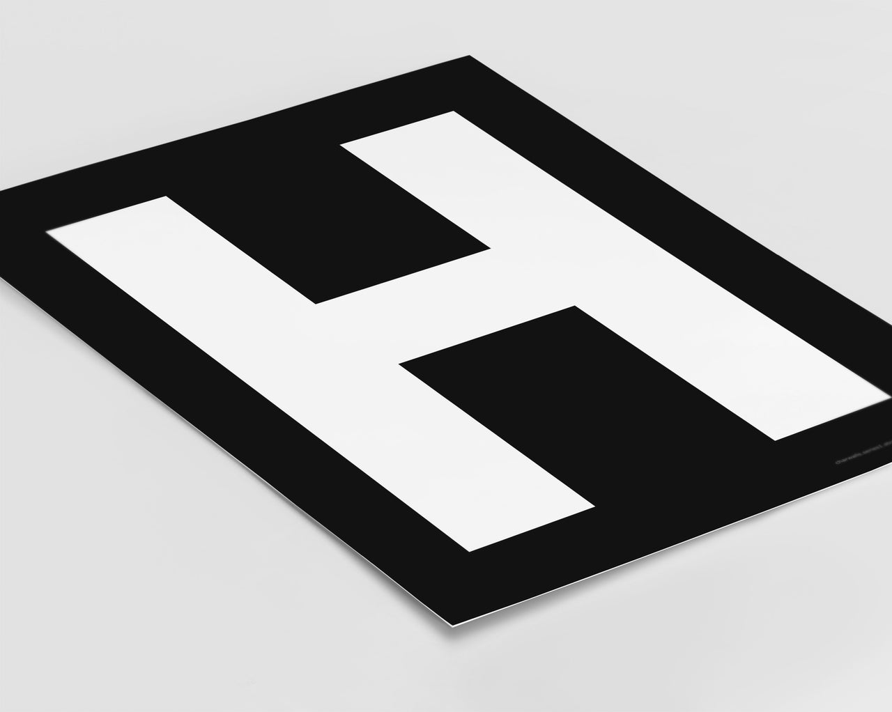 Letter H Art Print - Series 1