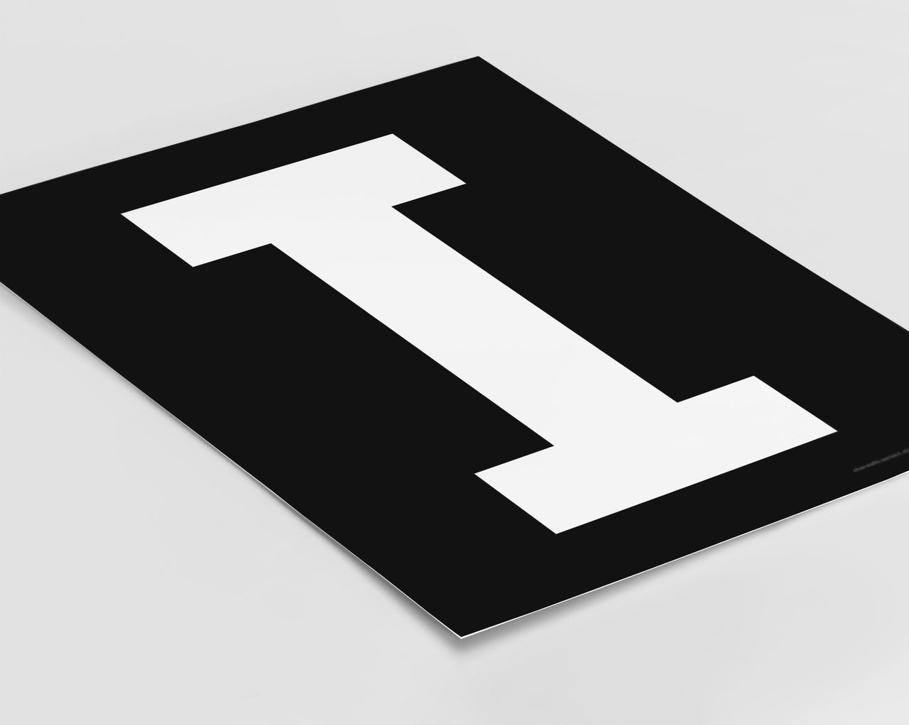 Letter I Art Print - Series 1