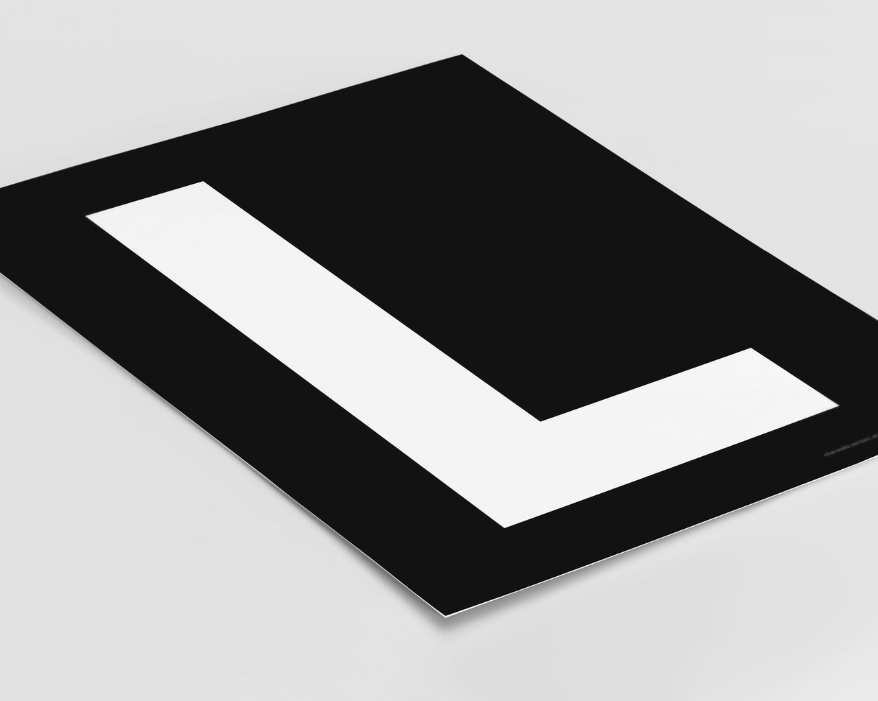 Letter L Art Print - Series 1