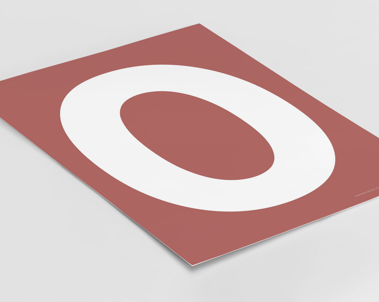 Letter O Art Print - Series 3