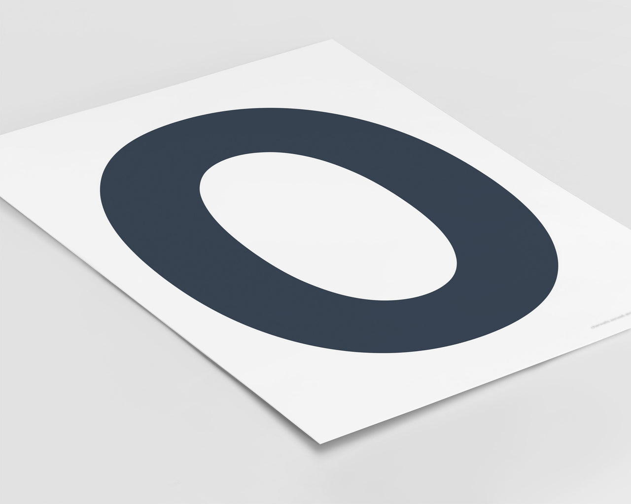 Letter O Art Print - Series 6