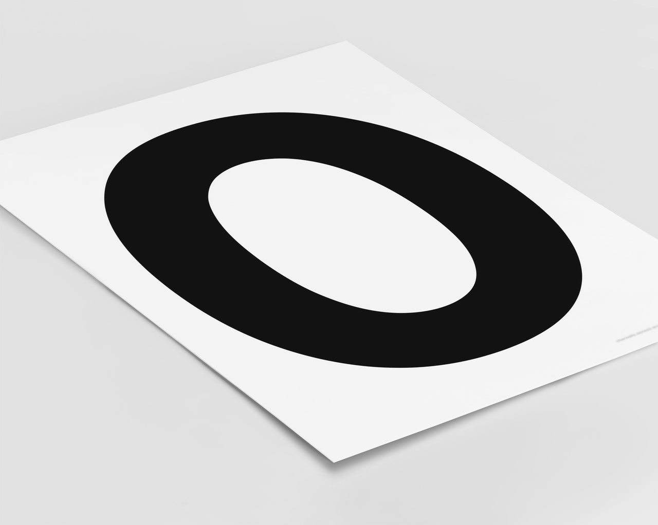 Letter O Art Print - Series 2