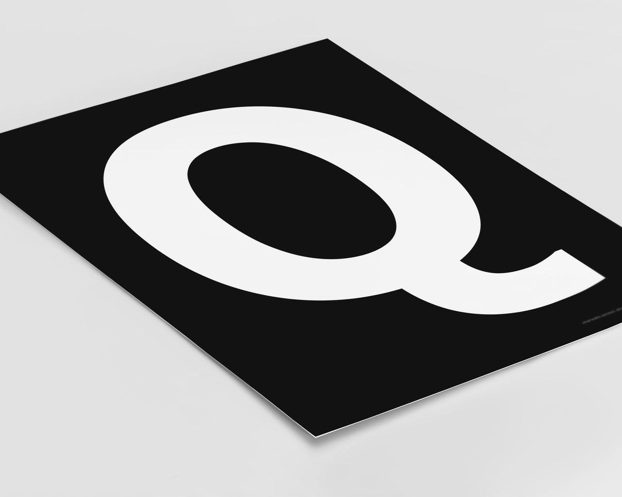 Letter Q Art Print - Series 1