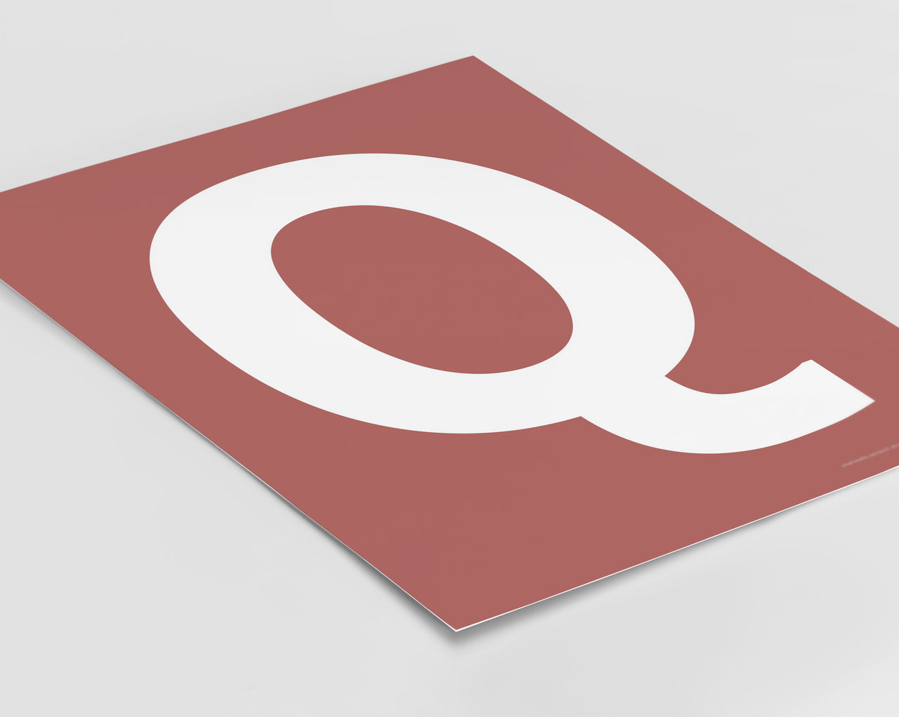 Letter Q Art Print - Series 3