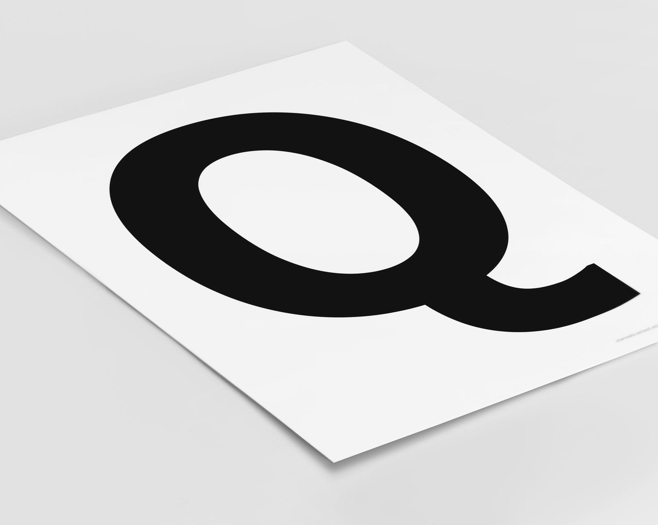 Letter Q Art Print - Series 2