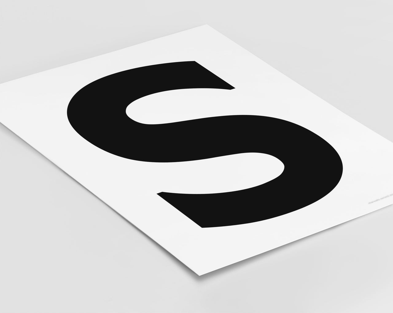 Letter S Art Print - Series 2