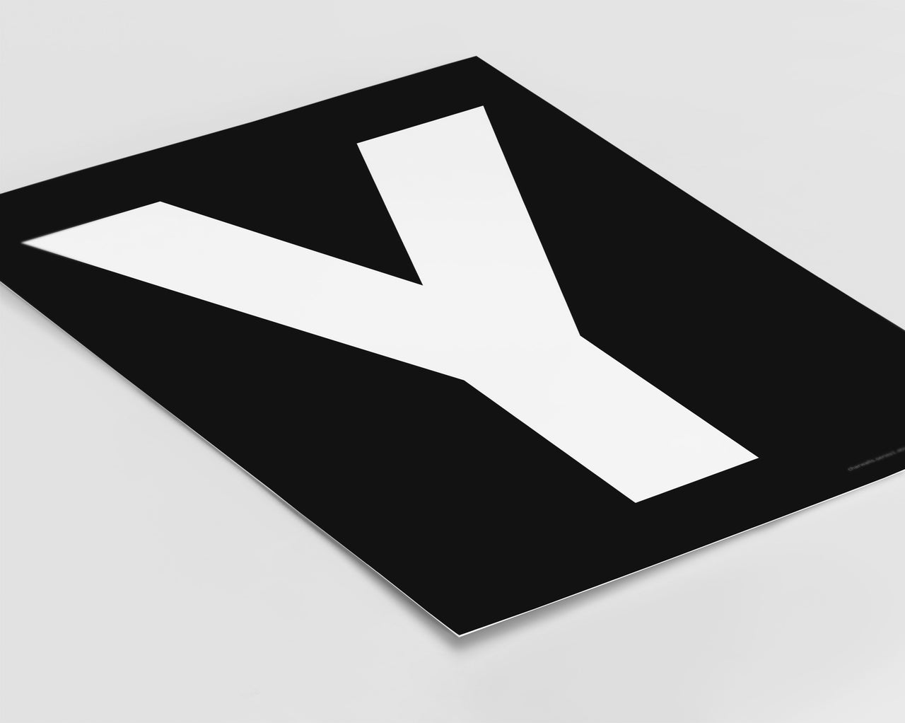 Letter Y Art Print - Series 1