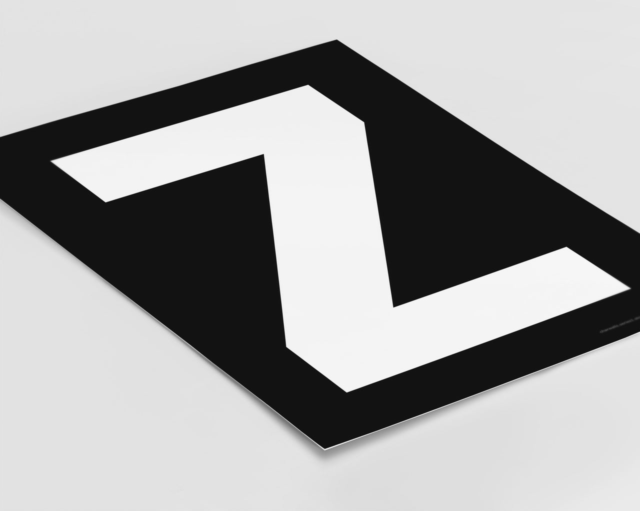 Letter Z Art Print - Series 1