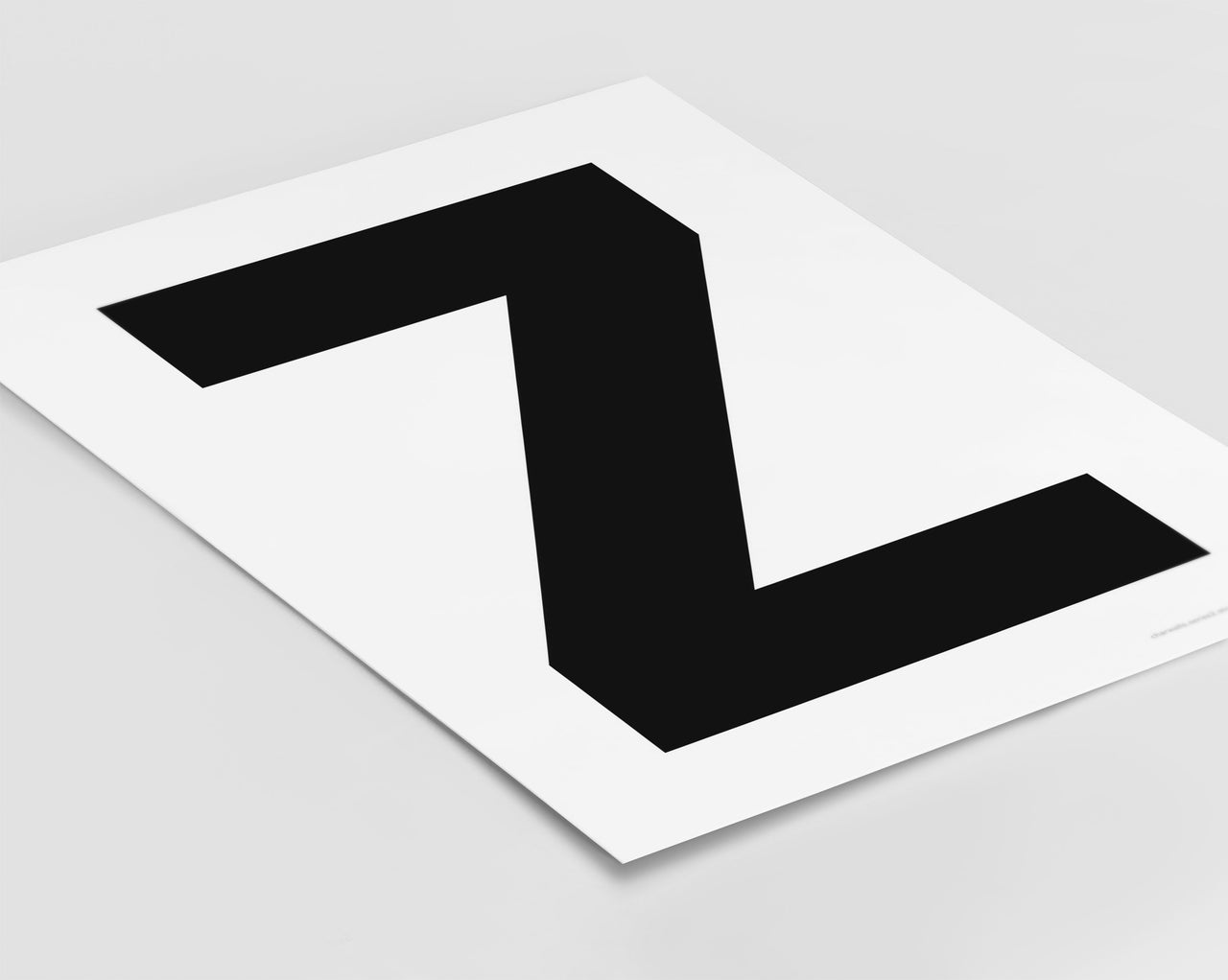 Letter Z Art Print - Series 2