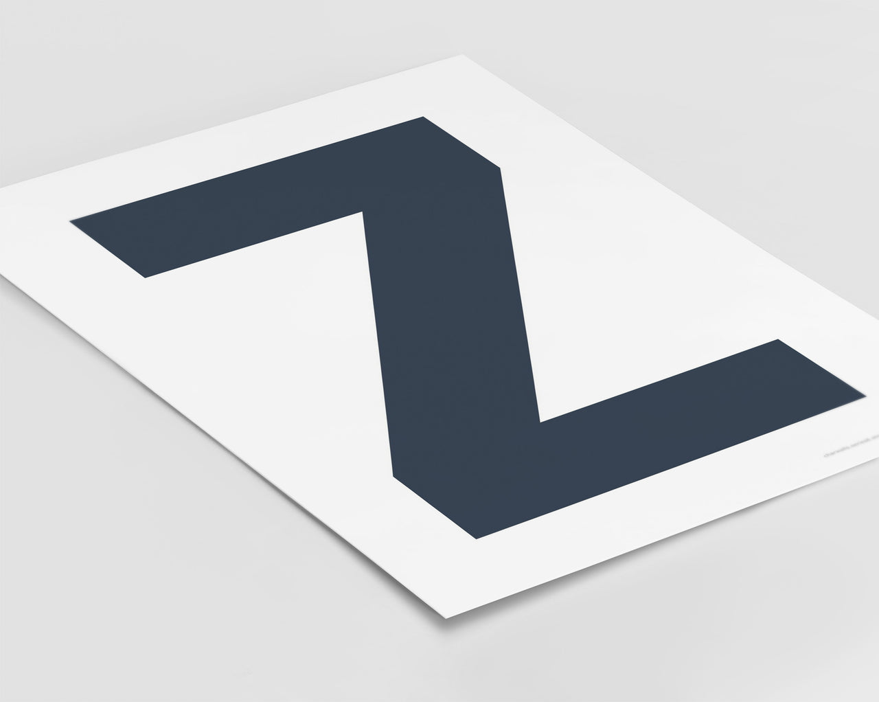 Letter Z Art Print - Series 6