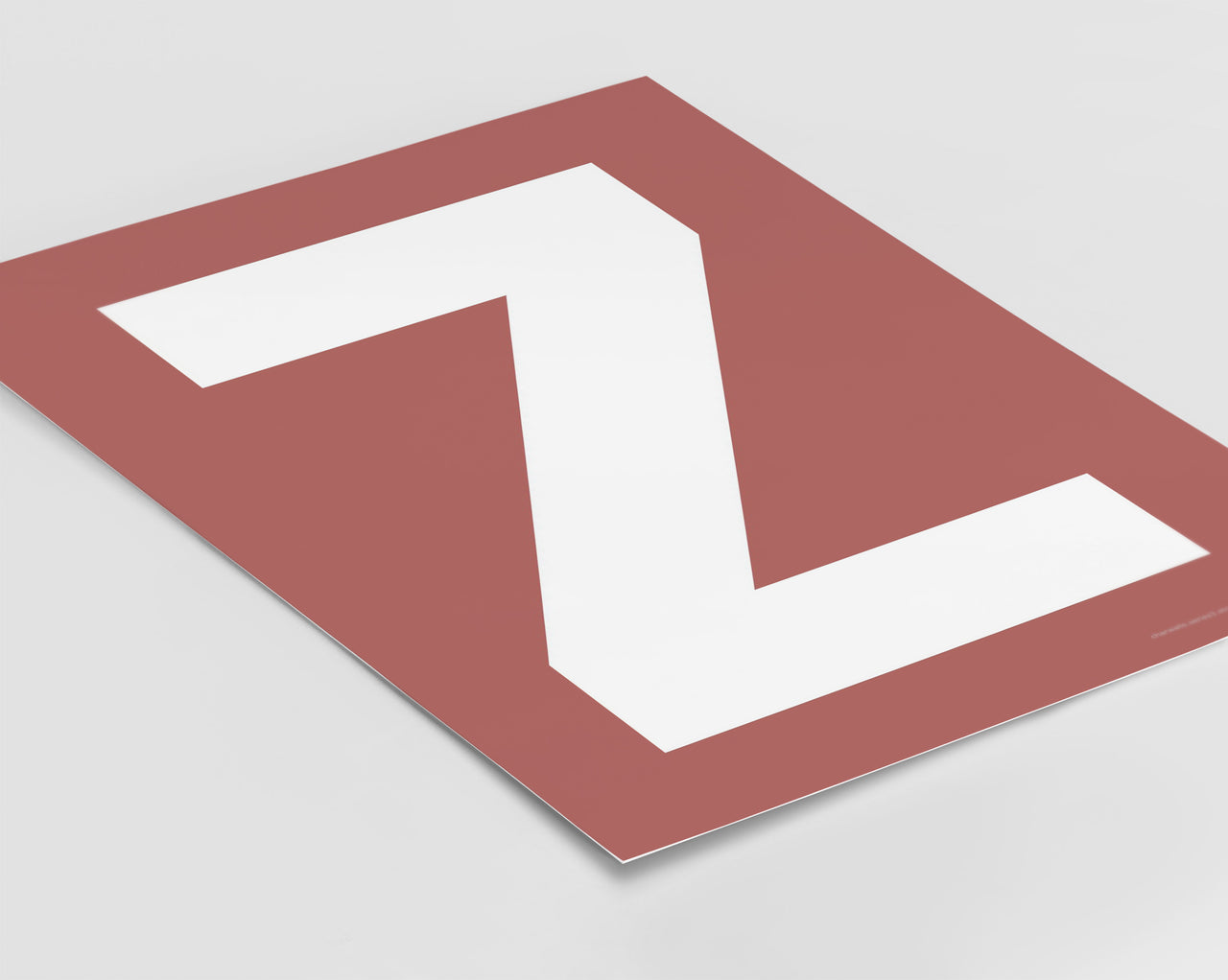 Letter Z Art Print - Series 3