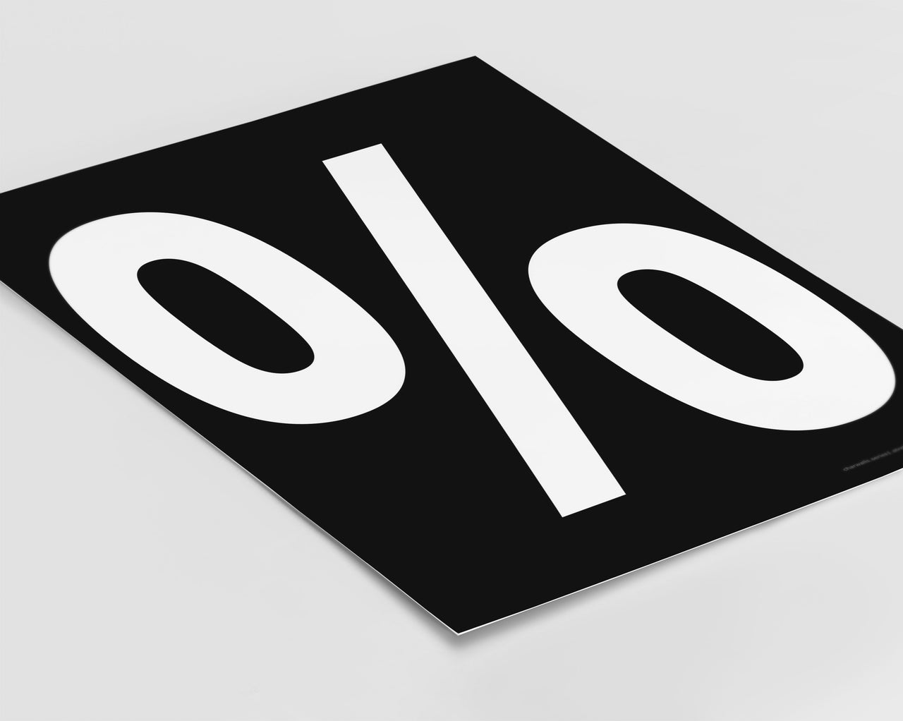 Symbol % Art Print - Series 1