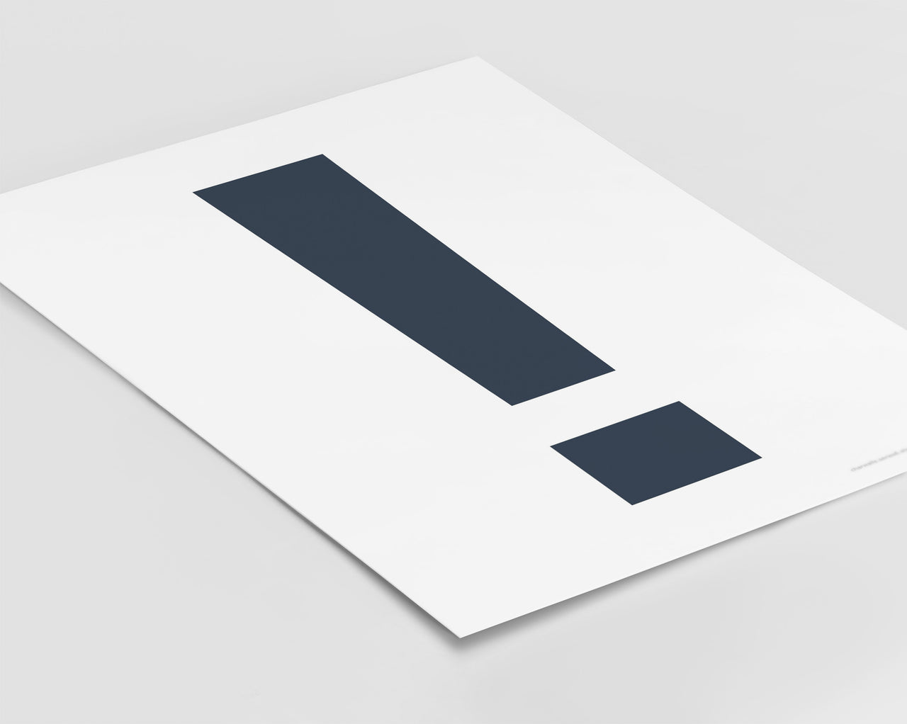 Symbol ! Art Print - Series 6