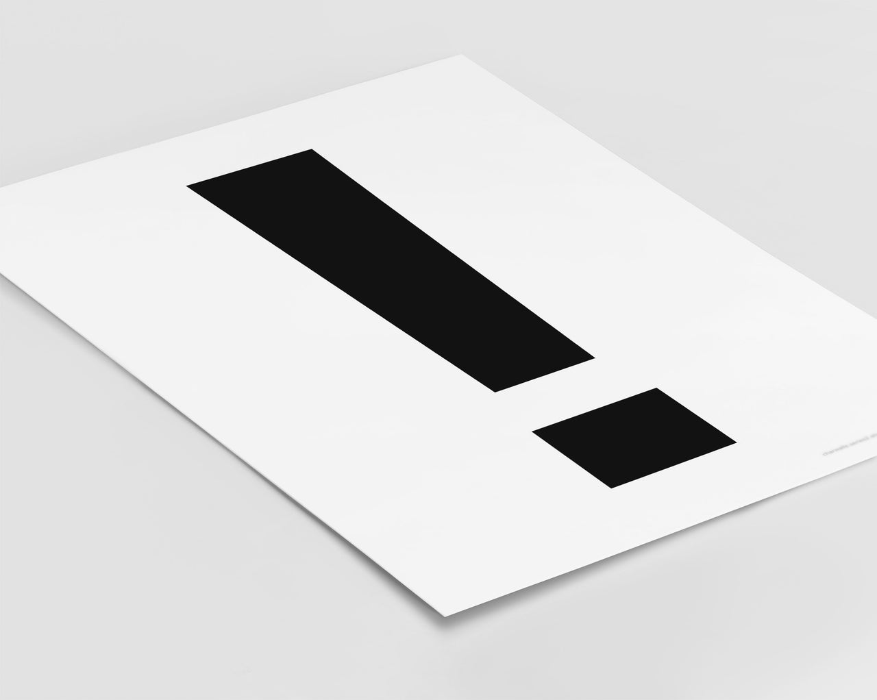 Symbol ! Art Print - Series 2