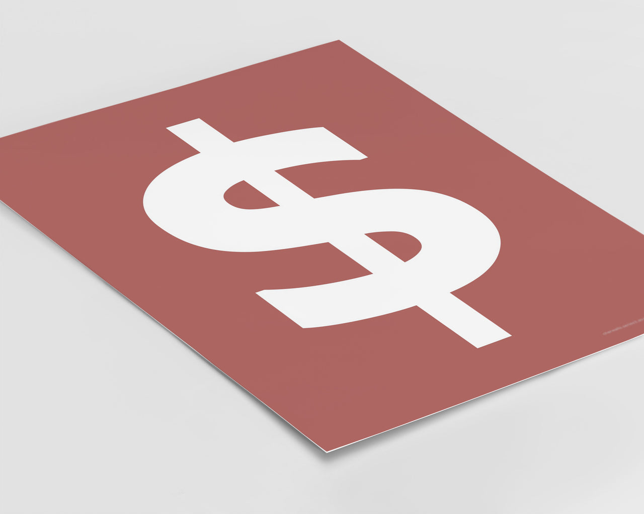 Symbol $ Art Print - Series 3