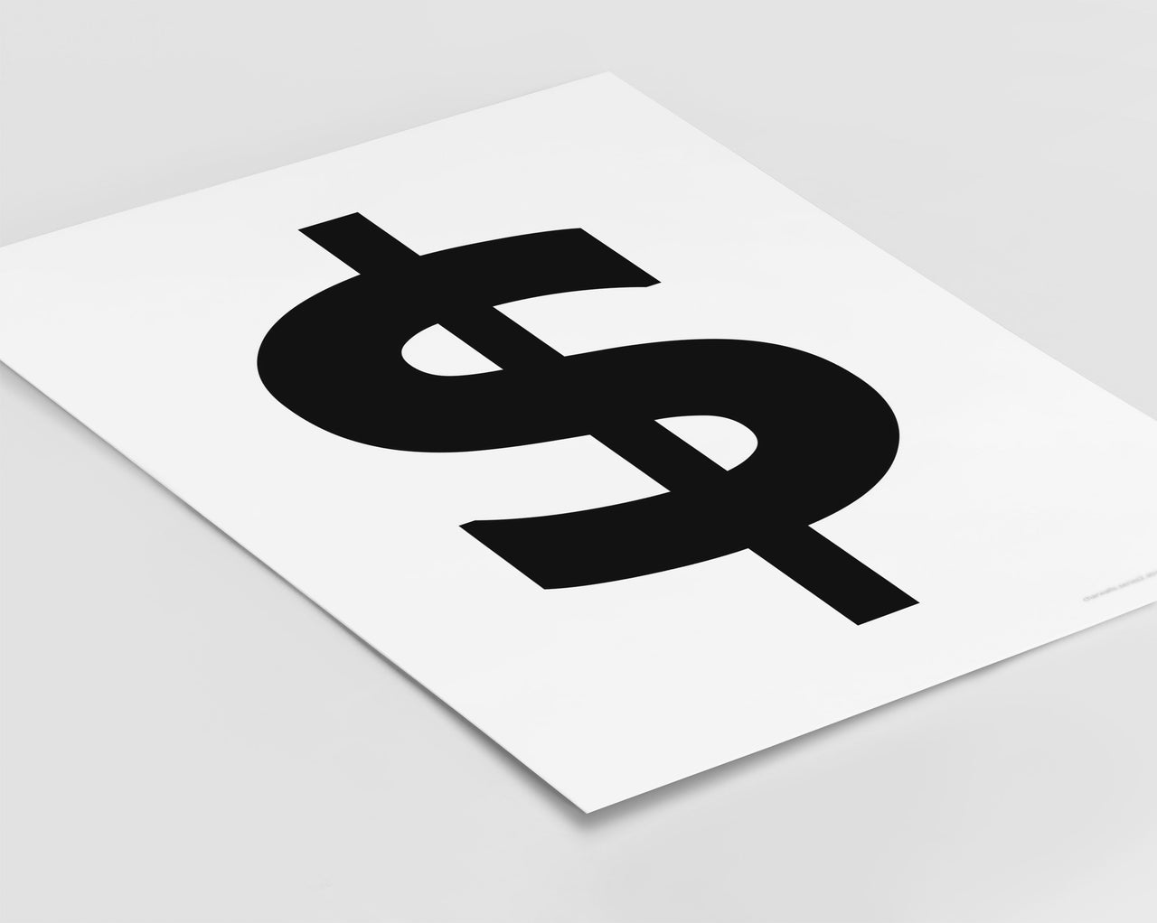 Symbol $ Art Print - Series 2