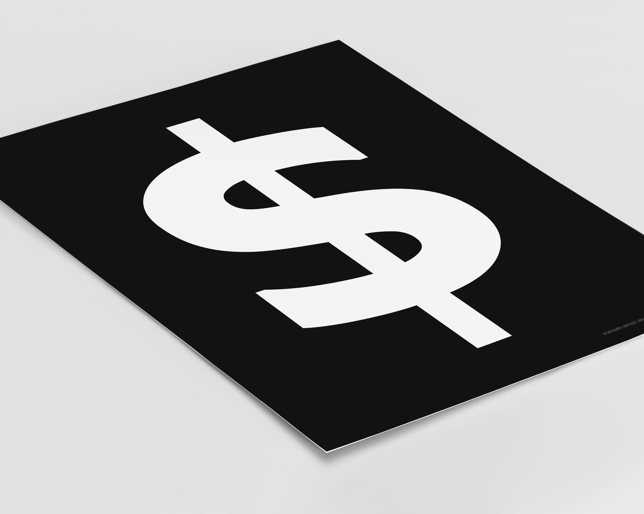 Symbol $ Art Print - Series 1