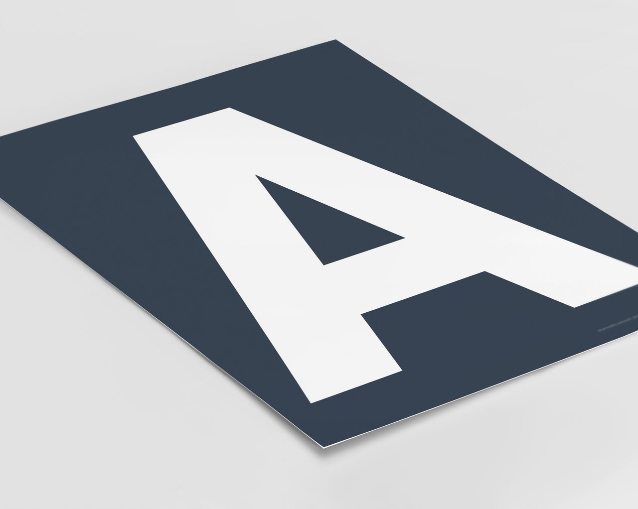 Letter A Art Print - Series 5