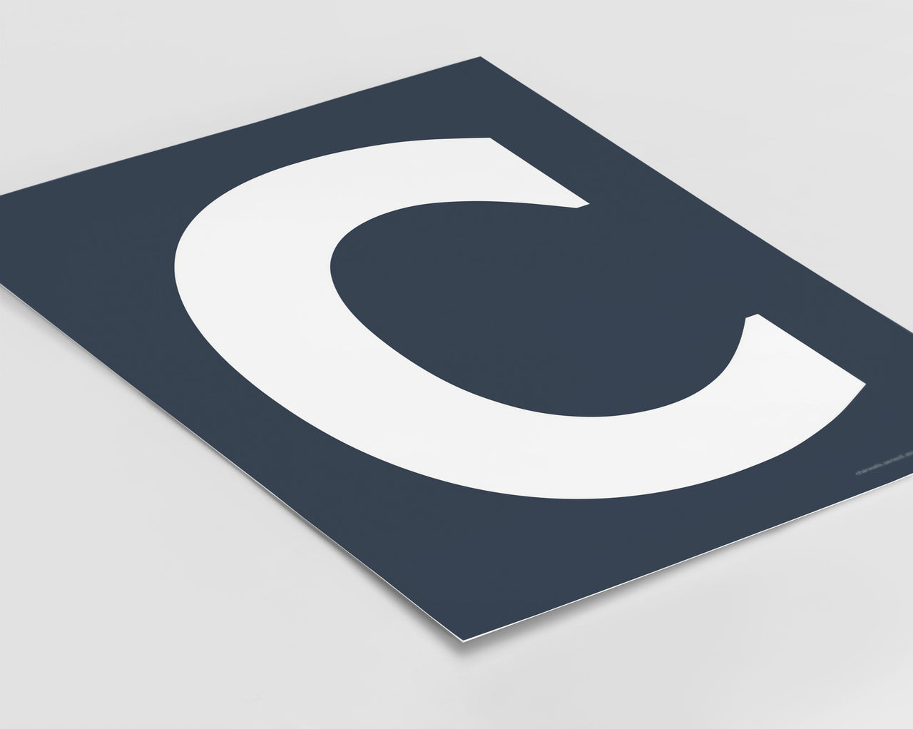 Letter C Art Print - Series 5