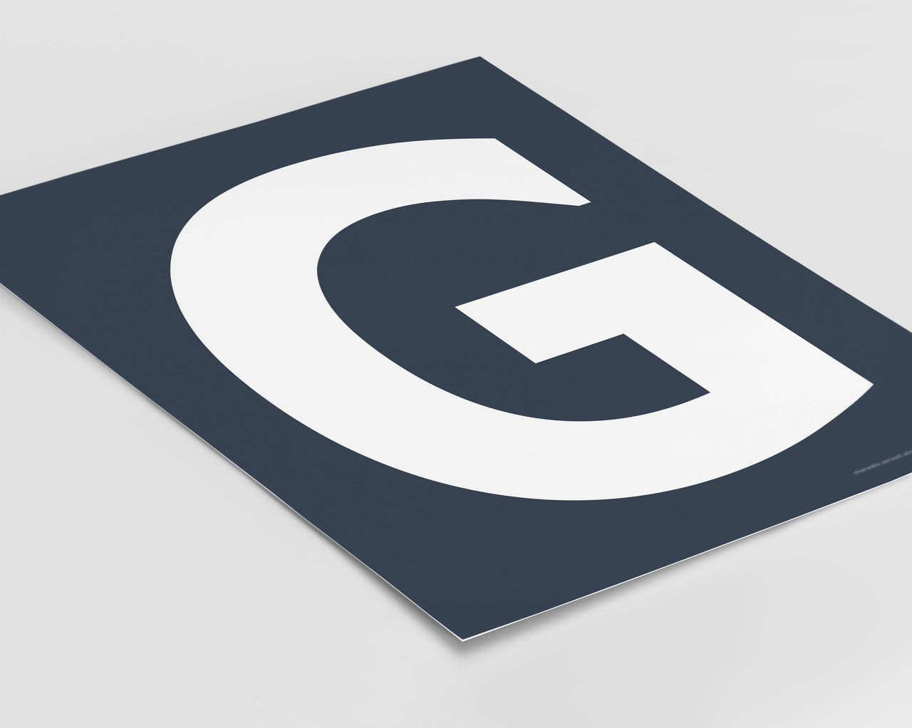 Letter G Art Print - Series 5