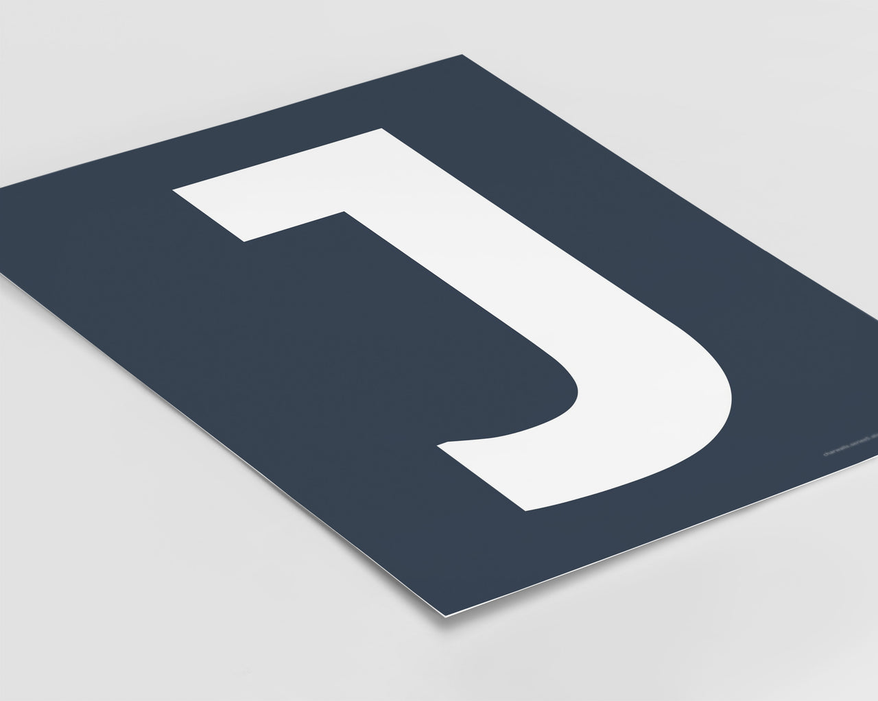 Letter J Art Print - Series 5