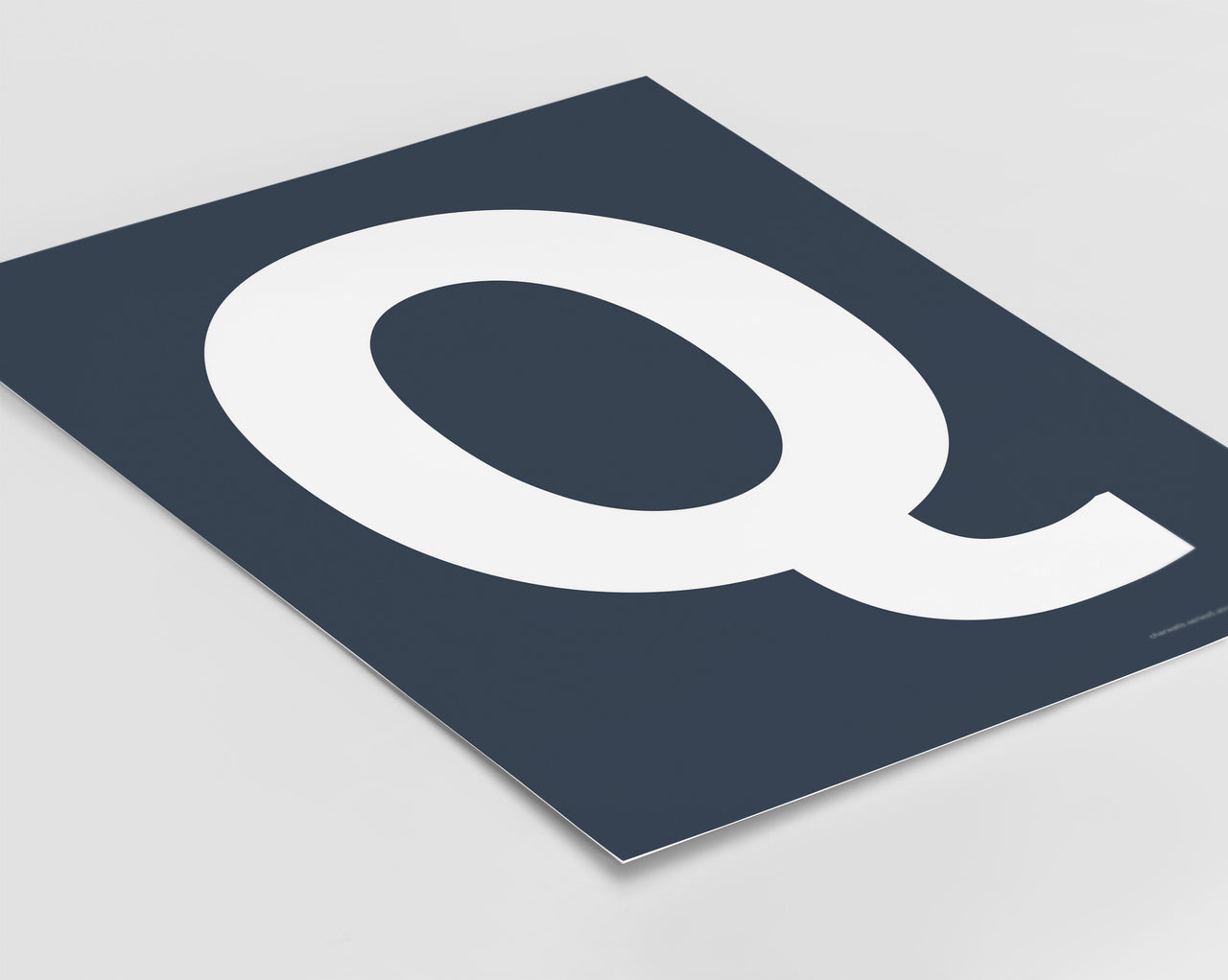 Letter Q Art Print - Series 5