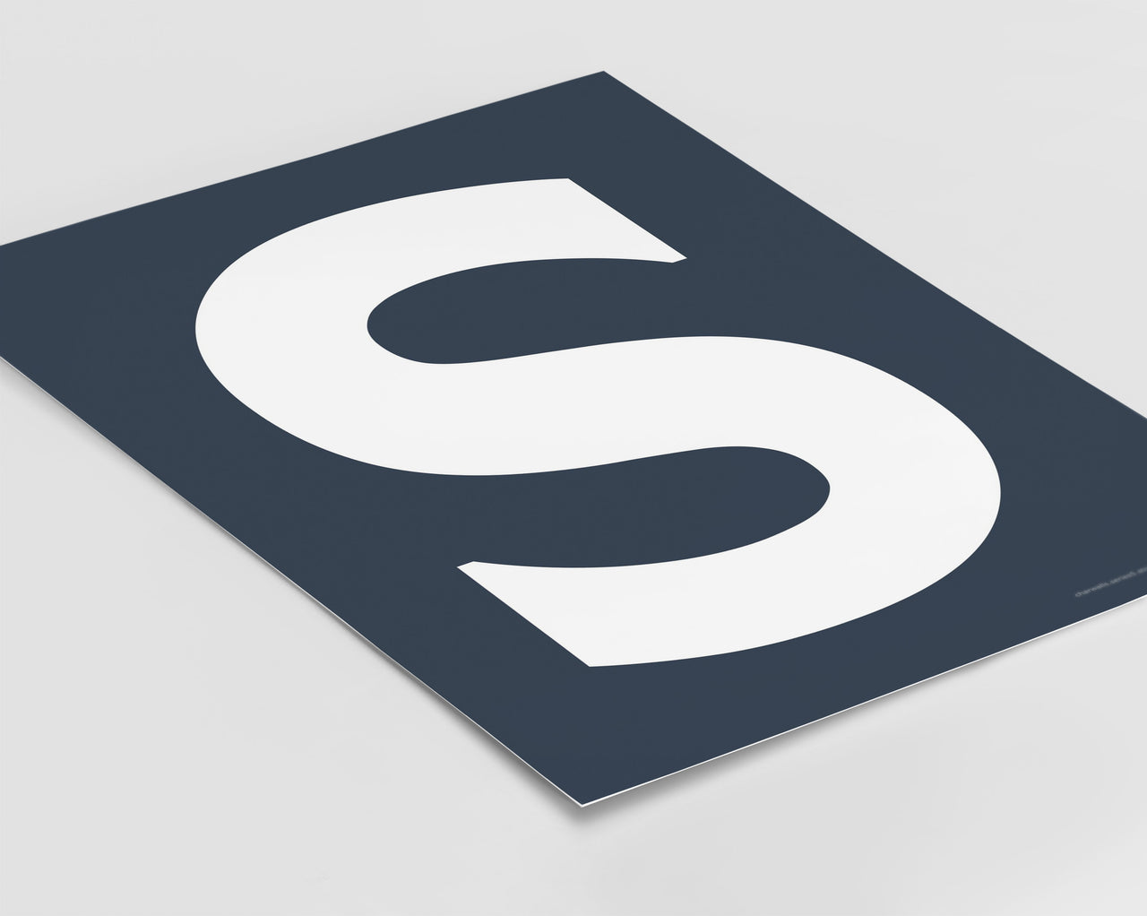 Letter S Art Print - Series 5