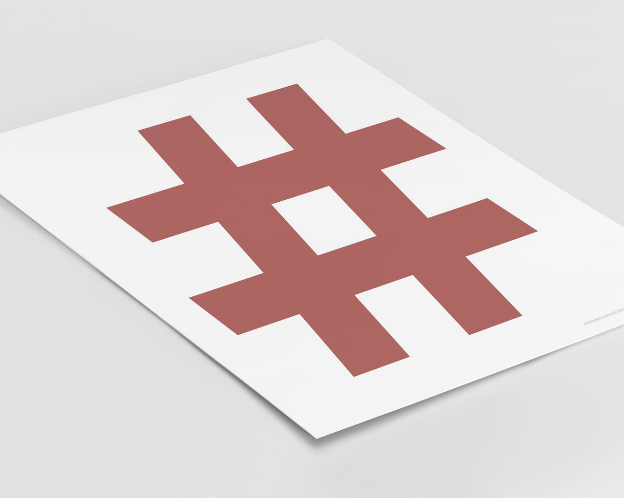 Symbol # Art Print - Series 4