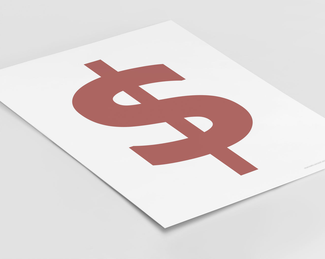 Symbol $ Art Print - Series 4