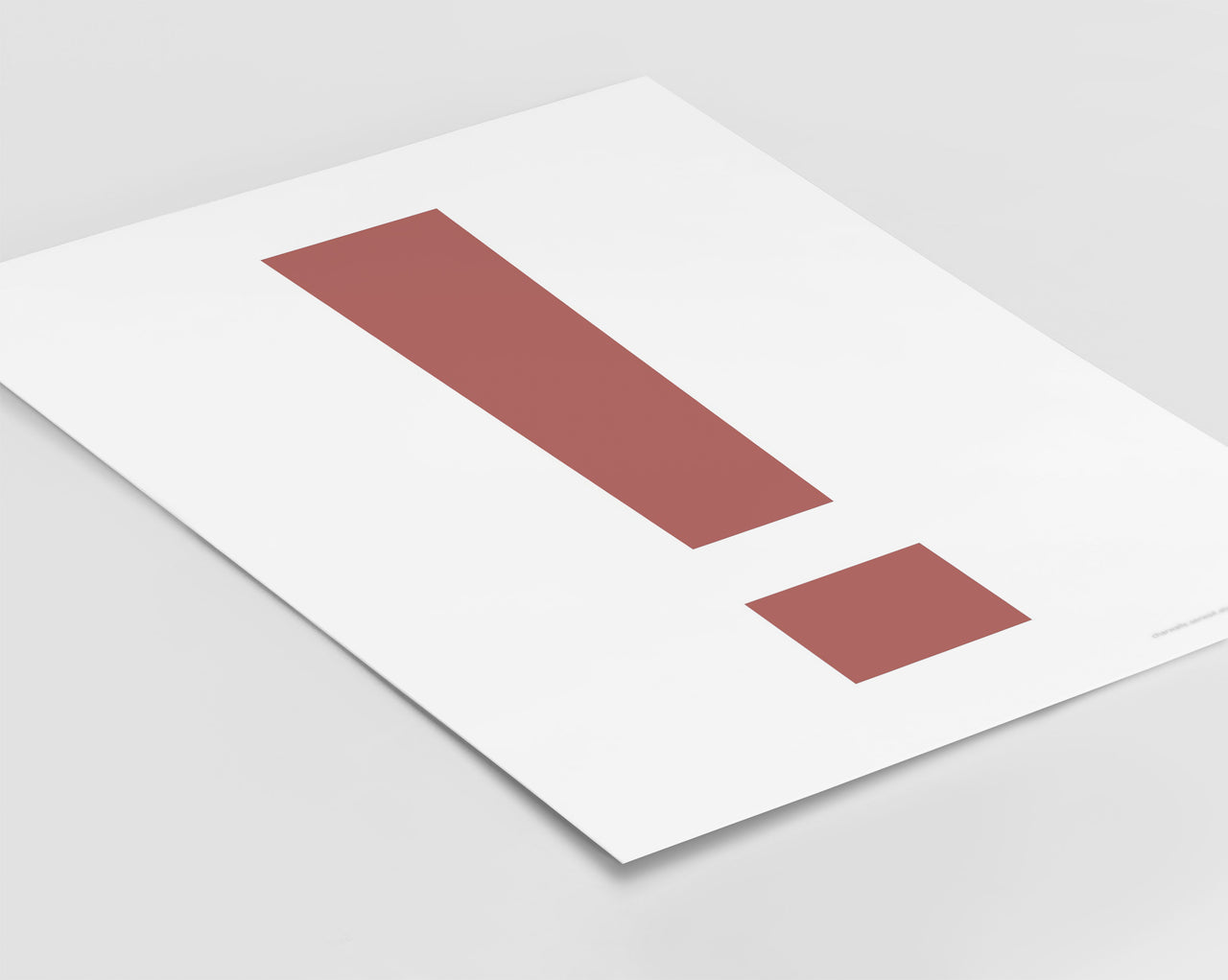 Symbol ! Art Print - Series 4